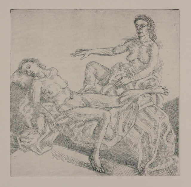 Elektra II; etching, 25 x 25 cm, 2014