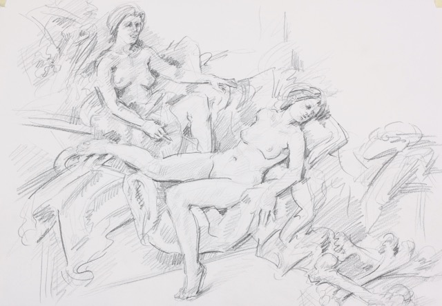 untitled; graphite on paper, 30 x 42 cm, 2014